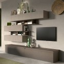 Zestaw mebli do salonu z półkami na TV, zawieszone drewniane meble Infinity 26 Sprzedaż