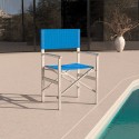 Przenośne składane krzesło plażowe z aluminium Regista Gold 