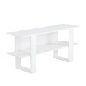 Szafka TV nowoczesna biała konsola wejściowa hol salon 120x35x55cm Cornelia Sprzedaż
