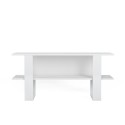 Szafka TV nowoczesna biała konsola wejściowa hol salon 120x35x55cm Cornelia Oferta