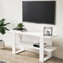 Szafka TV nowoczesna biała konsola wejściowa hol salon 120x35x55cm Cornelia Rabaty