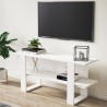Szafka TV nowoczesna biała konsola wejściowa hol salon 120x35x55cm Cornelia Rabaty