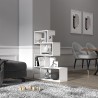 Biblioteczka na książki biała z nowoczesnym designem z 5 półkami Longway Sprzedaż