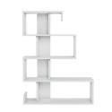 Biblioteczka na książki biała z nowoczesnym designem z 5 półkami Longway Oferta