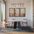 Stół jadalniany rozsuwany blat w nowoczesnym designie 120-160x90cm Mufo K350 Promocja