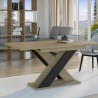 Stół do jadalni rozkładany nowoczesny 120-160x90cm dąb czerń Xao Stan Magazynowy