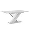 Stół rozkładany biały kuchenny 120-160x90cm nowoczesny design Xao K350 Oferta