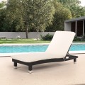 Leżak basenowy z materacem Poly Rattan Playa Promocja