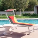 2szt leżąki plażowe z zadaszeniem Santorini Europe 