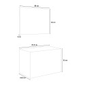 Szafka łazienkowa wisząca z szufladami umywalka 80cm lampa LED Lustro Iris 80 Model