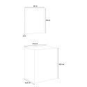 Szafka łazienkowa wolnostojąca z umywalką 60cm lustro LED Lizbona 60 Stan Magazynowy