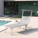 Zestaw 2 aluminiowych leżaków plażowych Italia 