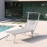 Zestaw 2 aluminiowych leżaków plażowych Italia 