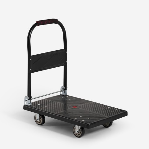 Wózek platformowy składany do przewozu bagażu 200kg 4 koła Kerry Promocja
