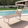 Aluminiowy leżak plażowy z daszkiem Santorini Limited Edition Katalog