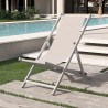Regulowany składany aluminiowy leżak Riccione Gold Sprzedaż