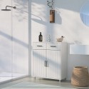 Nowoczesna uniwersalna szafka łazienkowa 2 drzwi 2 szuflady 60 cm Takari Oferta