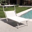 Leżak plażowy nad morzem z aluminium Grande Italia Xl profesjonalny 