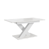 Stół biały z efektem marmuru rozkładany 140-180cm nowoczesny design Bronx Oferta