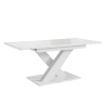 Stół biały z efektem marmuru rozkładany 140-180cm nowoczesny design Bronx Sprzedaż