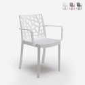 Nowoczesne krzesło ogrodowe z podłokietnikami Matrix Armchair BICA Promocja