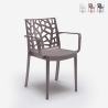 Zestaw 23 krzesła na zewnątrz z podłokietnikami Matrix Armchair Bica Promocja