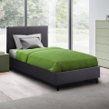 Drewniane jednosobowe łóżko 80x190 cm Lausanne Twin Promocja