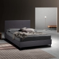 Drewniane jednosobowe łóżko 120x190 cm Lausanne Promocja
