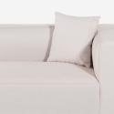 Sofa 3-miejscowa, modułowa do nowoczesnego salonu z tkaniny Neko Model