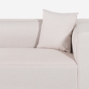 Sofa 3-miejscowa, modułowa do nowoczesnego salonu z tkaniny Neko Model
