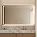 Lustro łazienkowe prostokątne 130x80cm podświetlane LED Morgen XL Oferta