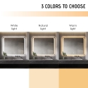 Lustro łazienkowe prostokątne 130x80cm podświetlane LED Morgen XL Katalog
