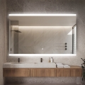 Lustro łazienkowe z podświetleniem 130x80cm LED Krona XL Promocja