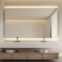 Lustro łazienkowe z podświetleniem 130x80cm LED Krona XL Oferta