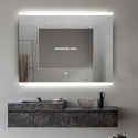 Lustro łazienkowe z podświetleniem 130x80cm LED Krona XL Rabaty