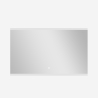 Lustro łazienkowe z podświetleniem 130x80cm LED Krona XL Sprzedaż