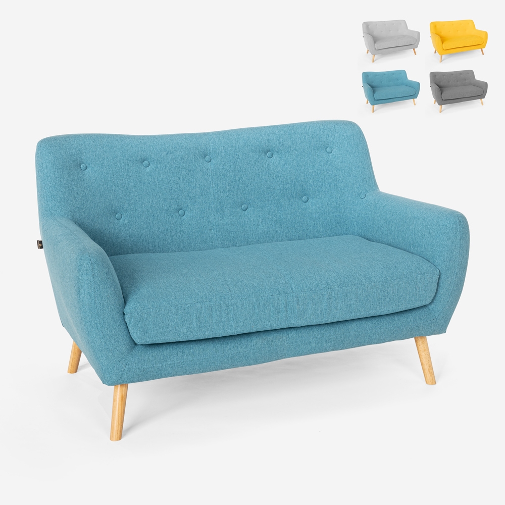 Sofa 2 osobowa w nowoczesnym stylu skandynawskim Irvine Promocja Sofa 2 osobowa w nowoczesnym stylu skandynawskim Irvine Promocja