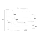 Sofa 2 osobowa w nowoczesnym stylu skandynawskim Irvine 