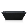 Wanna wolnostojąca czarna 170x75cm ryflowana Arkoi Dark Oferta