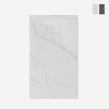 Płyta prysznicowa 120x90cm wpuszczana w podłogę imitujące marmur Stone MM Promocja