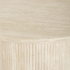 Stół do jadalni okrągły 120cm nowoczesny drewno imitacja kamienia Kara Oferta