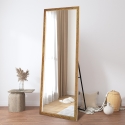 Lustro ścienne podłogowe pionowe 180x80cm złote Rektor Oferta