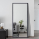 Lustro podłogowe ścienne styl nowoczesny 180x80cm szare Heima Oferta