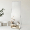 Lustro 180x80 cm ścienne podłogowe srebrny Hamstur-S Oferta