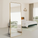 Lustro podłogowe ścienne pozłacane 180 cm pionowe Arsen-G Oferta