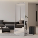 Lustro ściennie srebrne 180x80cm z podparciem na podłogę Arsen-S Oferta