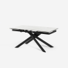 Stół rozkładany imitacja marmuru 160-240x90cm kuchnia nowoczesny design Quito Model