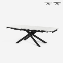 Stół rozkładany imitacja marmuru 160-240x90cm kuchnia nowoczesny design Quito Sprzedaż