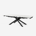 Stół rozkładany imitacja marmuru 160-240x90cm kuchnia nowoczesny design Quito Cechy