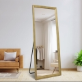 Lustro pionowe 180x80cm ścienno-podłogowe imitacja drewna Kommi Promocja